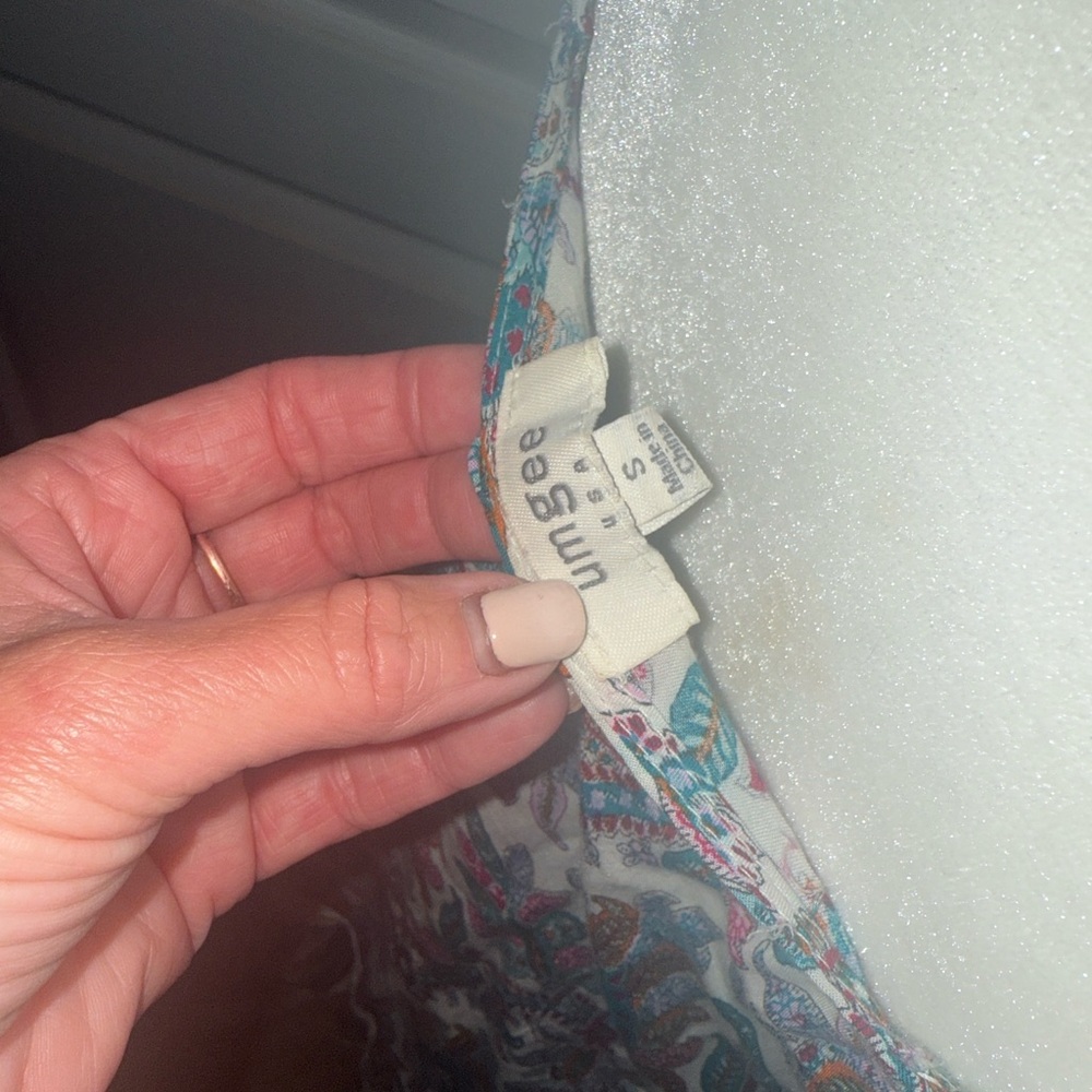 Host Pick Umgee Multicolor Patchwork Mini Dress - image 5